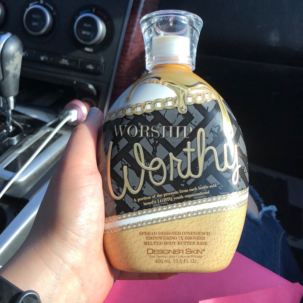Worship Worthy Designer tanning lotion
